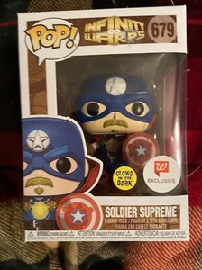 Marvel Funko Pop! Soldier Supreme #679 Glow In The Dark Walgreens Exclusive - Picture 1 of 1