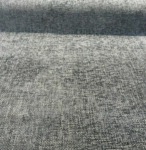 Soft Tweed Mont Clair Gray Battleship Chenille Upholstery Fabric By The Yard - Picture 1 of 6