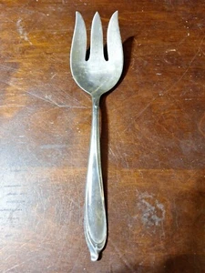 International Deep Silver Silverplate Serving Fork 8.75” Preowned Kitchen Utensi - Picture 1 of 6