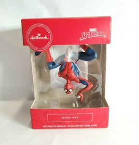 New Hallmark 2021 Spider-Man Red Box Christmas Ornament Hanging Upside Down - Picture 1 of 4