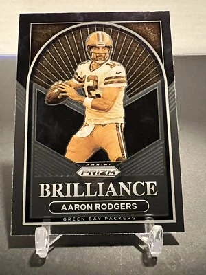 AARON RODGERS Brilliance 2022 Panini Prizm Football #B-6 Green Bay Packers - Image 1 of 2