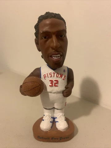 Detroit Pistons Rip Richard Hamilton 7” Bobblehead Detroit Free Press NBA Cover