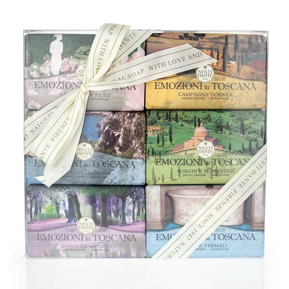 Nesti Dante Emozioni in Toscana Soap Collection 6 x 150g - BRAND NEW