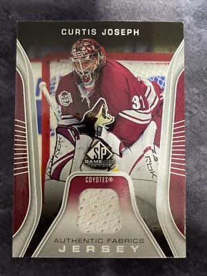 2006-07 SP Game Used Authentic Fabrics Jersey AF-CJ Curtis Joseph Phoenix Coyote - Image 1 of 2