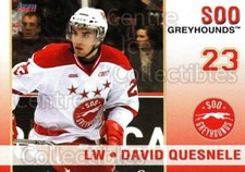 2010-11 Sault Ste. Marie Greyhounds #16 David Quesnele