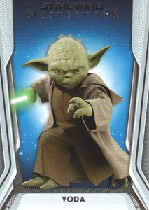 2021 Star Wars Masterwork Blue #55 Jedi Master Yoda