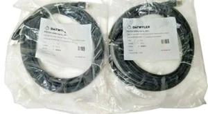 Datwyler Brassage Câbles Cordon 653816 B4128 WO5228467-0801 W / RJ45,5M Lot De 2 - Bild 1 von 2