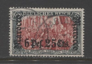 Germany 1905 offices in Morocco 6 Pts 25 Cts. used, CASABLANCA, signed  $ 312.00 - Picture 1 of 1