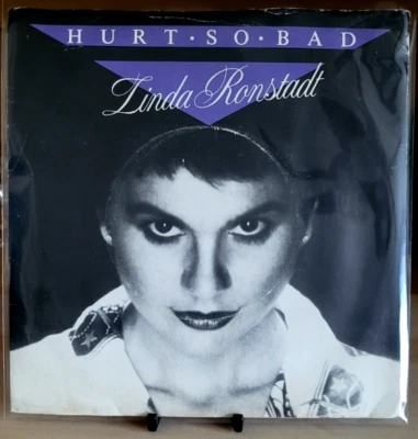 LINDA RONSTADT:  Hurt So Bad/Justine 1980 ASYLUM - UK Import - 7" Vinyl - Image 1 of 4