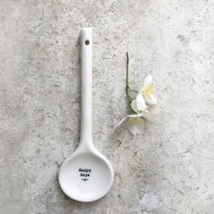 Cuchara de porcelana té con amor Home Star Happy days East of India 15/16,5 cm nueva - Imagen 1 de 23
