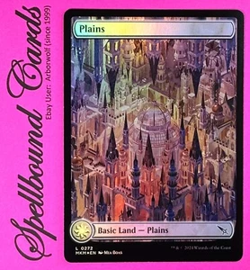 MTG EN x1 Plains (#272) Full Art FOIL Murders at Karlov Manor (MKM) NM+ [244230] - Picture 1 of 2