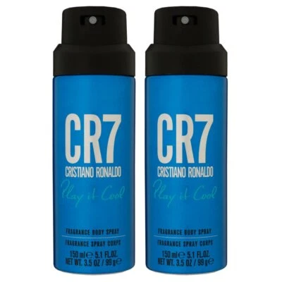 Cristiano Ronaldo CR7 Play It Cool 2 x 150 ml Deospray Deo Spray Body Spray Set