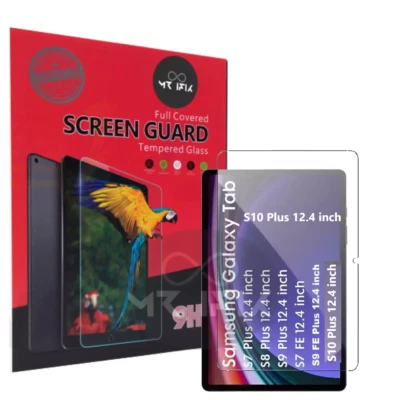 For Samsung Galaxy Tab S7 Plus S7 FE 12.4" Tempered Glass Screen Protector - Image 1 of 4