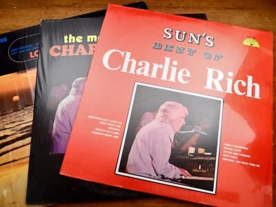 Charlie Rich 3LP Lot ♫ Lonely Weekends, Memphis Sound ♫ Sun Records Vinyl Mint - Image 1 of 4
