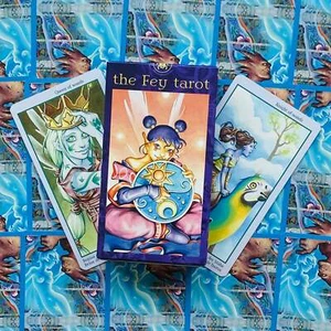 The Fey Tarot Crads: Raro Juego de Cartas de Tarot Antiguo Edición Limitada - Imagen 1 de 6