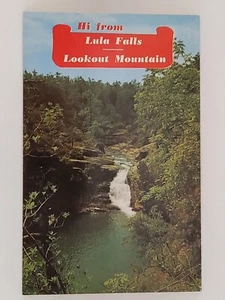Postkarte Hallo von Lula Falls Aussichtspunkt Berg Tennessee - Bild 1 von 2