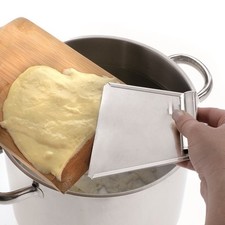 Buche Spätzlebrett + Spätzleschaber aus Edelstahl Schwäbische Spätzle herstellen