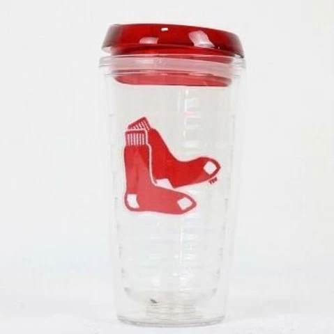 Boston Red Sox  MLB Licensed 16oz Double Wall Insulated Tumbler Cup w/Lid Cover