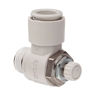 SMC AS2201F-02-10S Air Flow Control Valve with Push-to-Connect Fitting1Bag/10p - Image 1 of 4