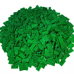 LEGO® 2X4 Bauplatten Grün Platten Beidseitig bebaubar Basics Classic 3020 - Bild 1 von 1