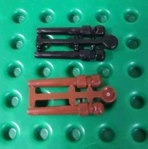 LEGO Harry Potter Minifigura Utensilio Varita 2x Marrón 2x Negro Sobre Sprue 36752a ¡NUEVO! - Imagen 1 de 1