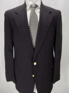 Elegant TOM JAMES made to measure black blazer 39 R Mint! D87 - Picture 1 of 10