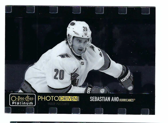 SEBASTIAN AHO 2020-21 UPPER DECK O-PEE-CHEE OPC PLATINUM PHOTO DRIVEN - Image 1 of 1