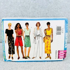 Butterick 5577 Skirt Shorts and Pants Pull On Loose Misses Size 12 16 Pattern - Picture 1 of 7