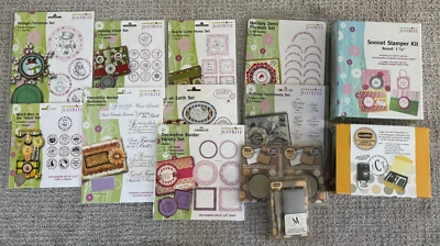 ENORME LOTE ESTAMPADOR SONETO JustRite - Debe ver descripción Vacaciones NUEVO Foto 1 de 4