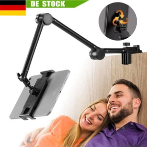Verstellbar Halterung Handy Halter Tisch Bett Ständer für iPad Samsung Tablet DE - Bild 1 von 15