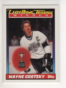 Tarjeta de hockey Topps Wayne Gretzky 1991 #520 Ex - Imagen 1 de 1
