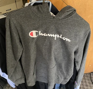 Champion Authentic Athletic Boys Gray Hoodie size 14/16 - Picture 1 of 2