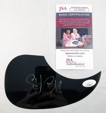 Stewart Copeland Signed Acoustic Pickguard JSA 1 The Police COA Cover