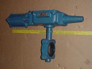 3" DeZURIK PNEUMATIC ACTUATED FLANGED BUTTERFLY VALVE - Imagen 1 de 4