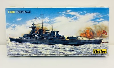 Heller Gneisenau немецкий линкор 1:400 пластиковая модель набор 81080 новый открытая коробка - Изображение 1 из 4