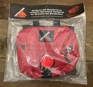 Bolso de Asiento Cannondale Vintage EE. UU. Modelo Toot NOS Bicicleta Ciclismo Rojo con Reflector NUEVO - Imagen 1 de 24