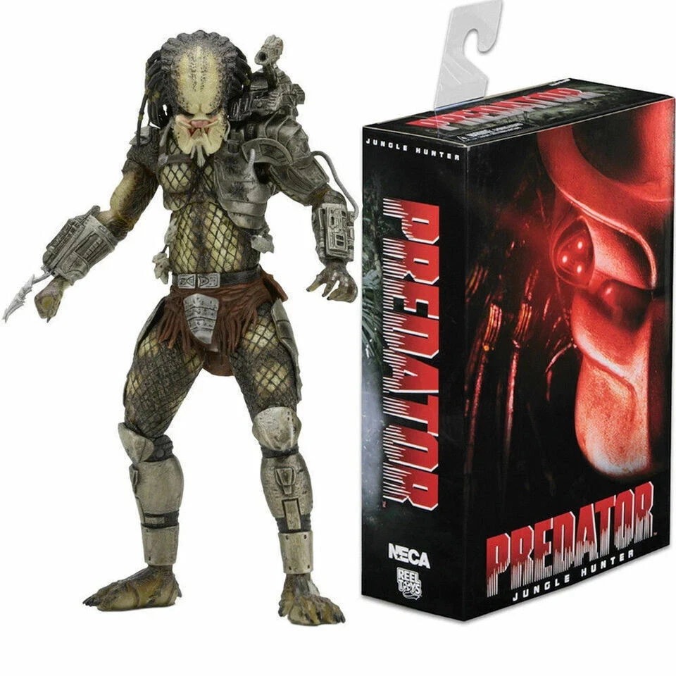 Figuras de ação NECA Predator Jungle Hunter Ultimate 7" brinquedo 1:12 luxo novo na caixa - Imagem 1 de 4