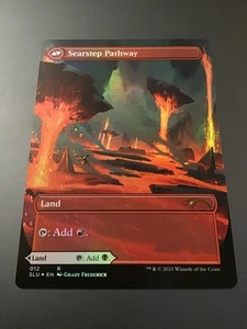 MTG Secret Lair #012 Blightstep / Searstep Pathway Borderless Foil NM - Picture 1 of 2