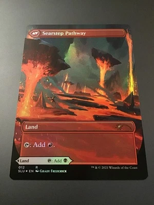 MTG Secret Lair #012 Blightstep / Searstep Pathway Borderless Foil NM - Image 1 of 2