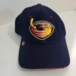 Cappello vintage Atlanta Thrashers Zephyr NHL hockey blu navy 6 7/8 - Foto 1 di 9