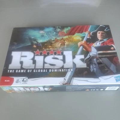 Risk Board Game by Hasbro 2010 New Unopened in box Plastic has some tears SEALED - Image 1 of 4