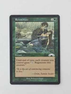 MTG Resuscitate Instant 121/143 Exodus Wizards Coast Rebecca Guay NM Condition - Image 1 of 4