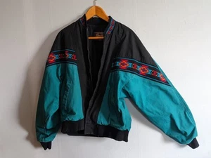 Vintage 90s Lady James by David James Native American Western Aztec Jacket Small - Bild 1 von 6