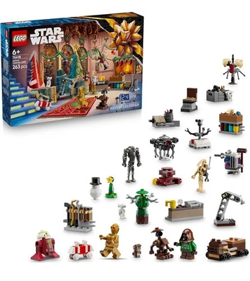 LEGO Star Wars Advent Calendar 75418 With 24 Gifts Christmas Gift Idea NEW 2025 - Image 1 of 4