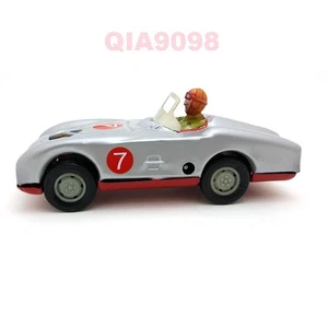 New Tin Wind-up Retro No. 7 Racing Car Adult Collection Tin Vintage Decoration - Picture 1 of 5