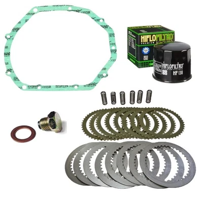Frizione per Suzuki Gsxr 750 90-91 GSX600 92-97 Set + Guarnizione Vite Olio - Immagine 1 di 4