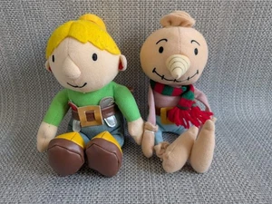 Bob The Builder Plush Spud And Wendy Characters Soft Toy 8” Tall Vintage 1998 - Picture 1 of 4