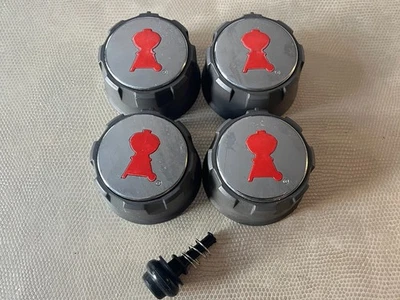 Weber SPIRIT Control Knobs & BONUS Ignitor Control Switch USED REPLACEMNET PARTS - Image 1 of 4