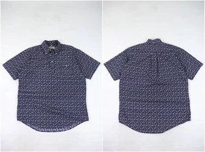 John Simons Hemd mit halbem Knopf Paisley-Print Größe L - Bild 1 von 8