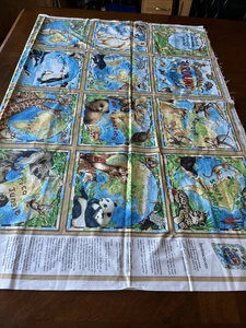 Wilmington Drucke Lisa McCue Tiere auf der ganzen Welt Stoff Buchtafeln - Bild 1 von 11